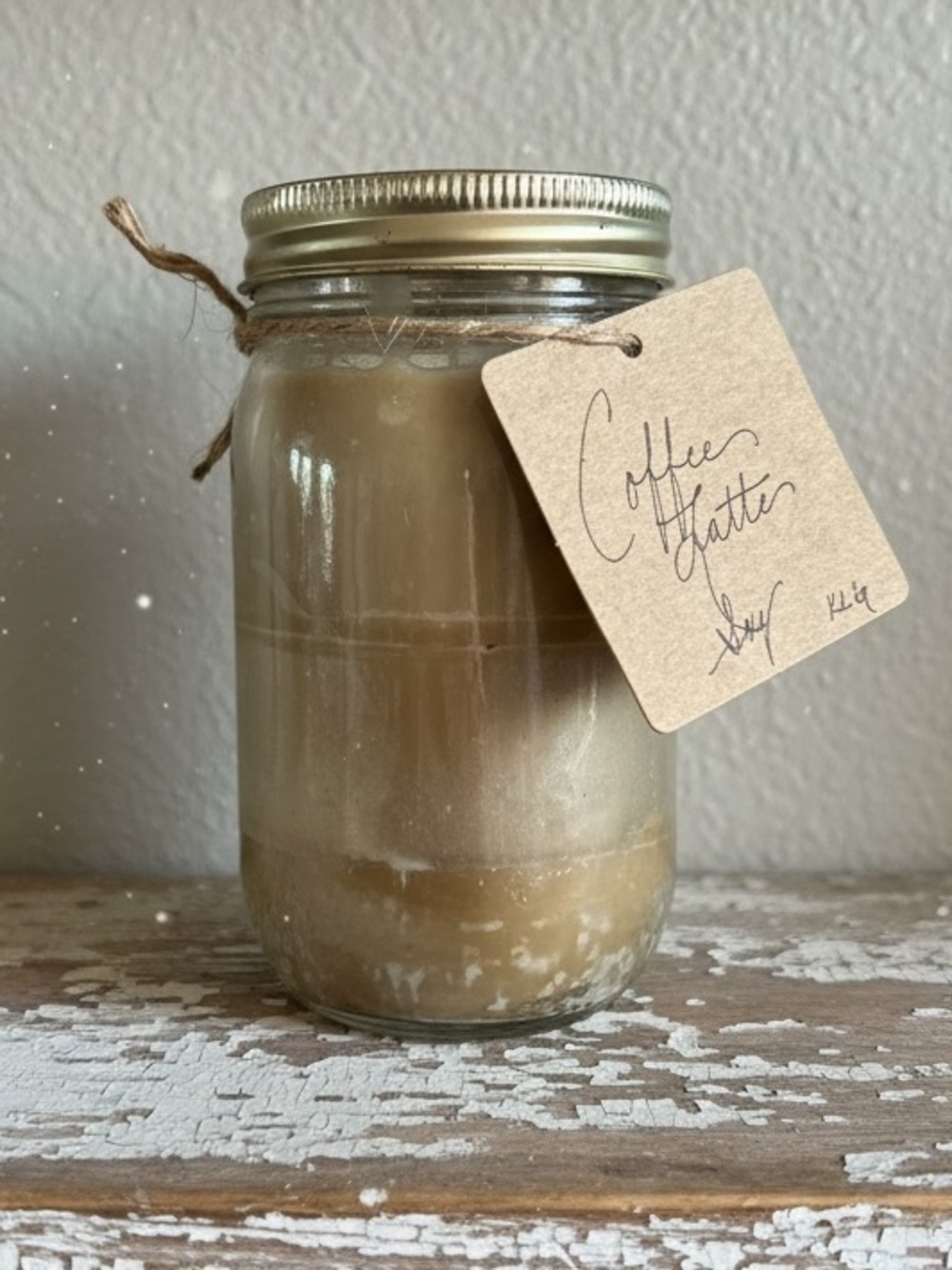 Handmade 16 oz Coffee Latte Soy Mason Jar Candle - HandPoured
NWT